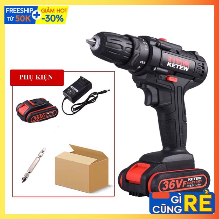 Máy khoan cầm tay bắt vít dùng pin 36V