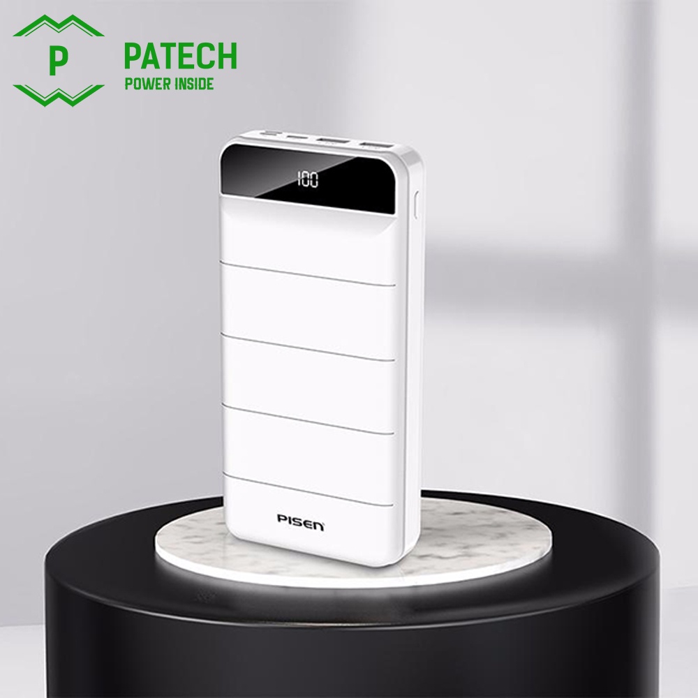 Sạc dự phòng Pisen Led Power Station III 30000mAh - Hàng Chính Hãng