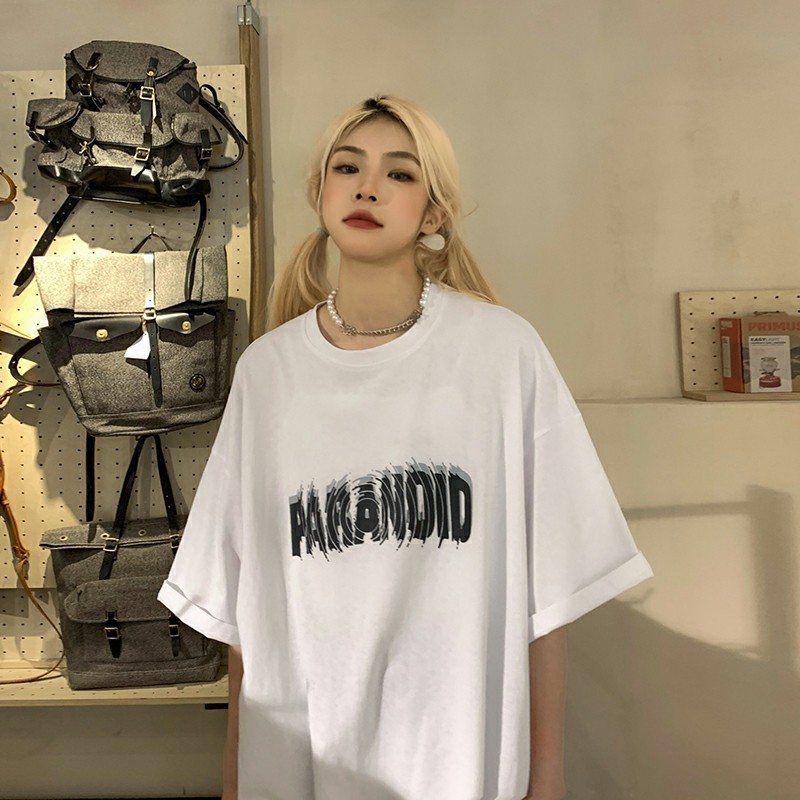 Áo thun nam nữ unisex tay lỡ A368 Pink, áo phông tay lỡ unisex form rộng oversize streetwear S10