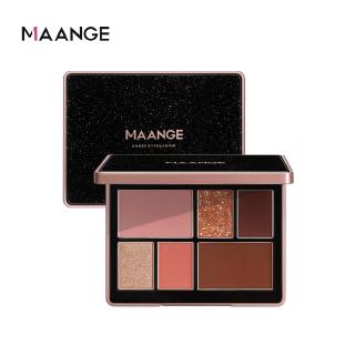 Bảng phấn mắt 6 màu chống thấm nước MAANGE trang điểm chuyên nghiệp 140g