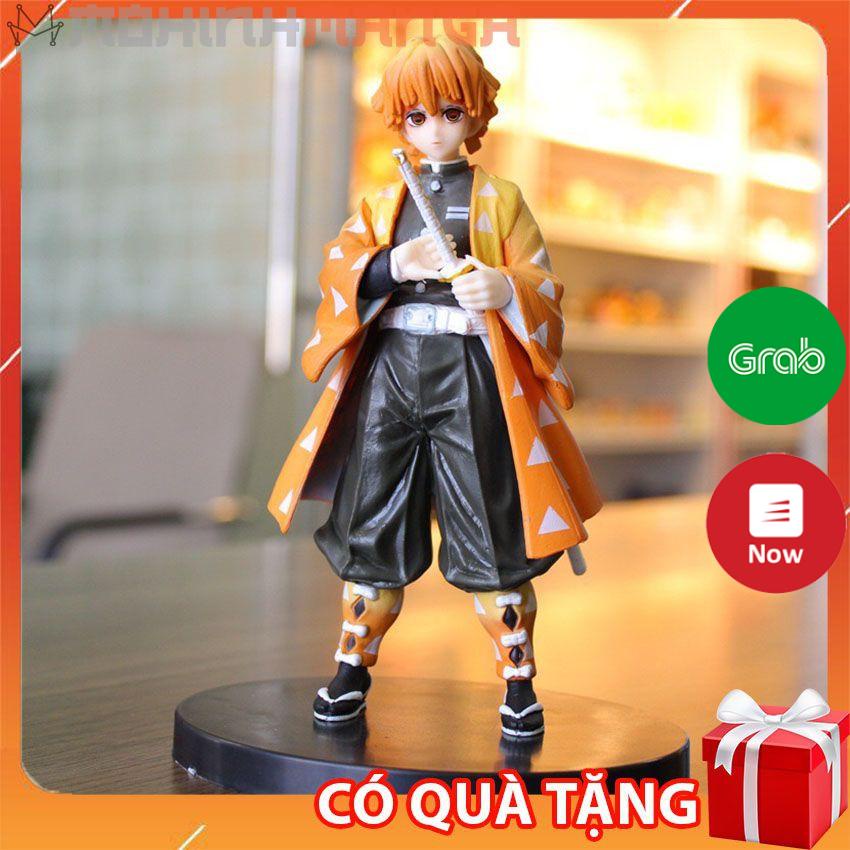 [CÓ QUÀ TẶNG] Mô hình Zenitsu Agatsuma figure Kimetsu no Yaiba Thanh Gươm Diệt Quỷ Cứu Nhân anime Demon Slayer rẻ đẹp