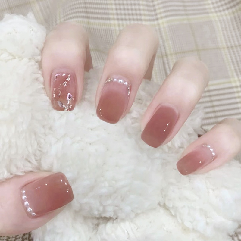 Miếng Dán Trang Trí Móng Tay Màu Sắc Gradient Thời Trang