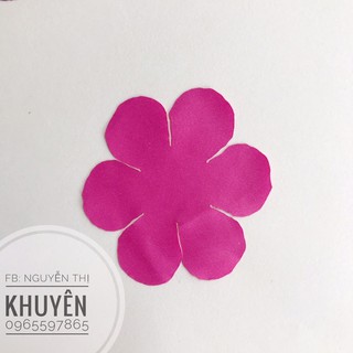 Cánh hoa lụa 6 cánh 8cm ( túi 10 c)