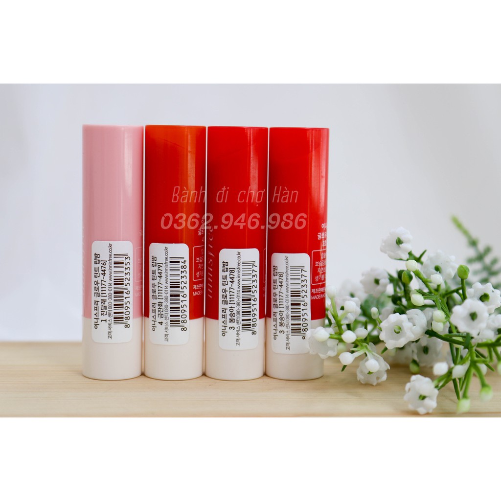 Son dưỡng có màu Innisfree Glow Tint Lip Balm