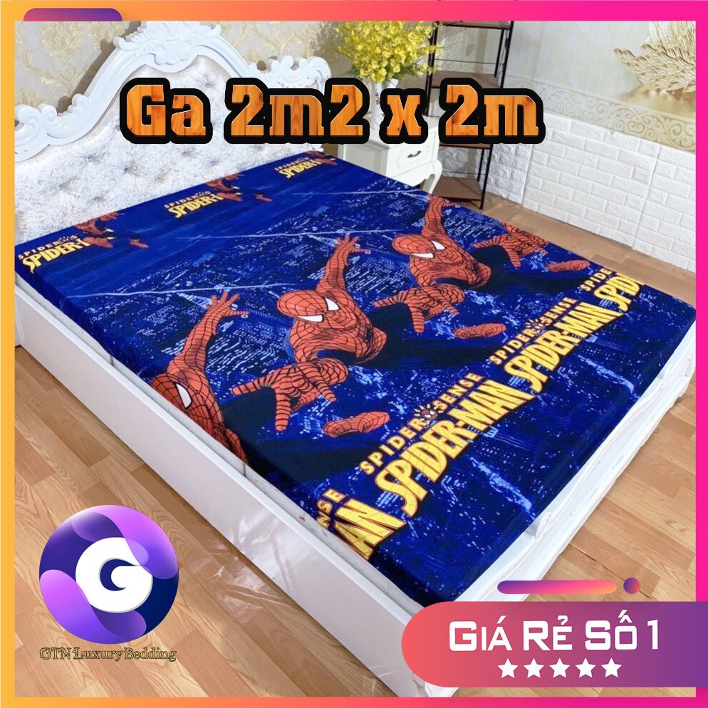 Ga Trải Giường Người Nhện Mẫu Mới Nhất - 2M2x2M