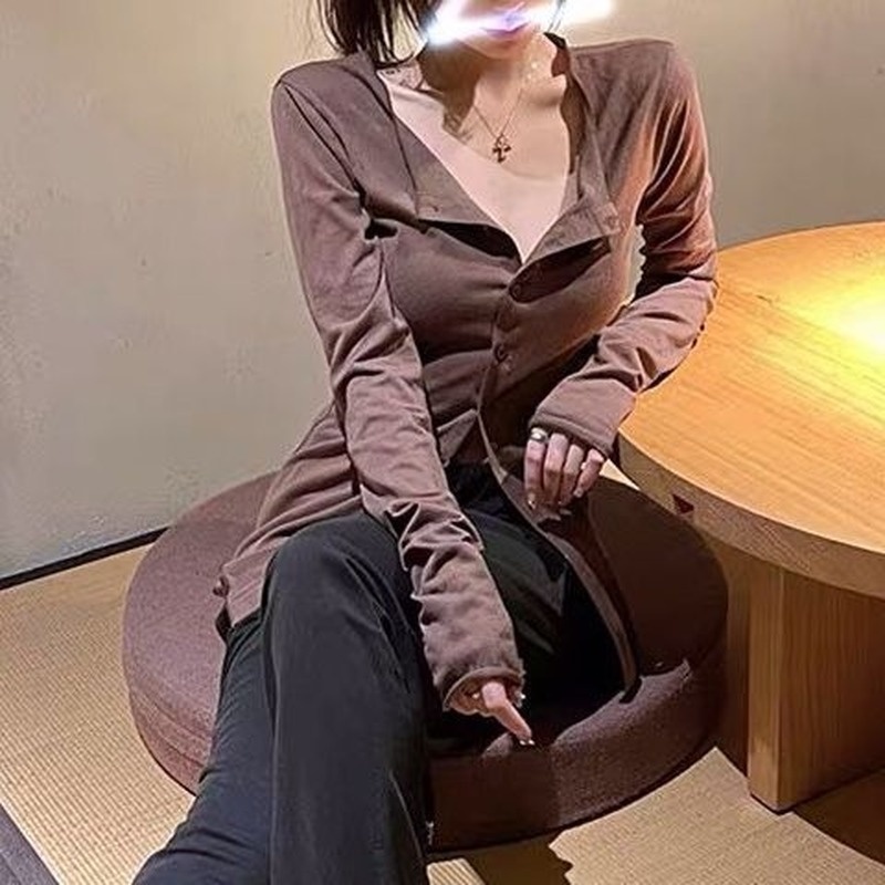 Áo Sơ Mi Mỏng Hai Màu Tay Dài Chống Nắng Phong Cách Thời Trang Mùa Thu 2022 Mới Dành Cho Nữ