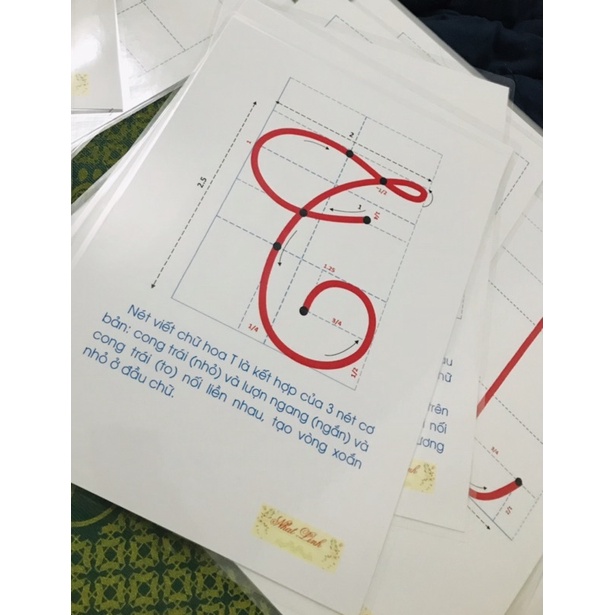 Bộ chữ hoa cỡ nhỏ