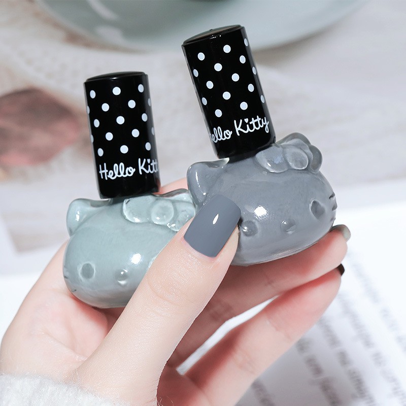 Sơn Móng Tay Tia Uv Nhanh Khô Hình Hello Kitty Dễ Thương Cho Phụ Nữ Mang Thai