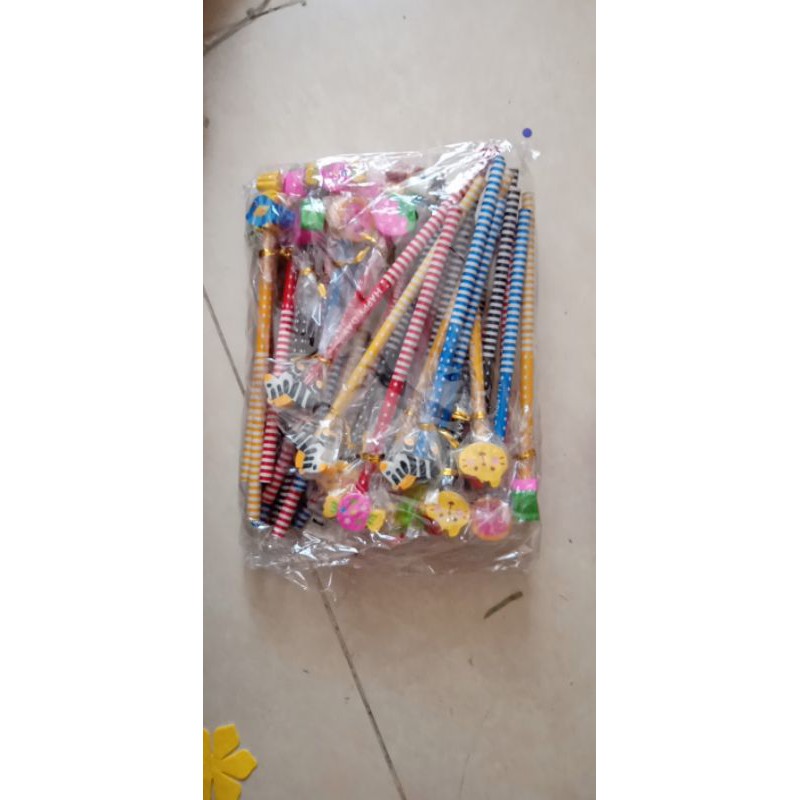 Bút chì kèm tẩy hoạt hình