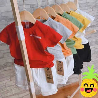 Bộ quần áo ngắn tay siêu hot cho bé trai