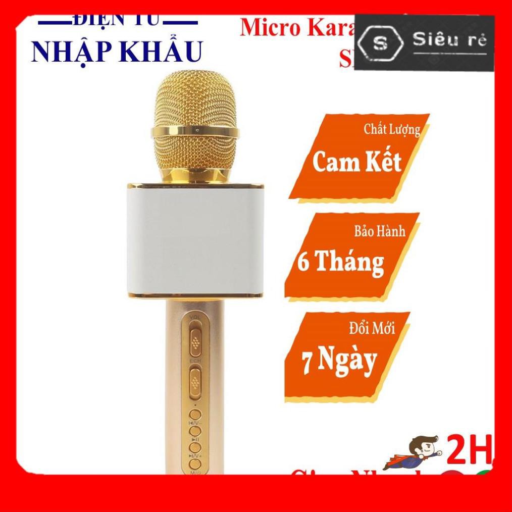 Micro karaoke bluetooth Hát karaoke SD-08, Bass Trầm Cực Lớn, Kết Nối Được Thẻ Nhớ (PD185240)