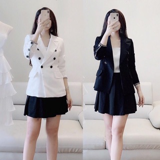 SET ÁO VEST CHÂN VÁY ÁO HAI DÂY CHO BÉO