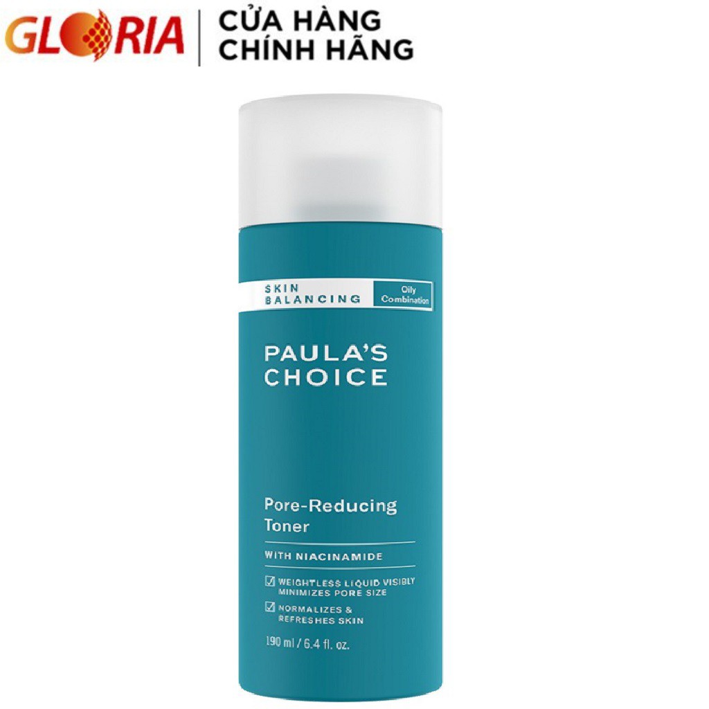 Nước Hoa Hồng Cân Bằng Độ Ẩm Và Điều Chỉnh Lỗ Chân Lông Paula’s Choice Skin Balancing Pore Reducing Toner 190ml