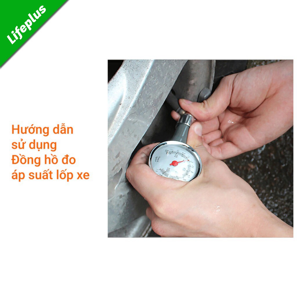 Đồng hồ áp suất hơi lốp xe theo đơn vị cân hơi, dải đo 0.5-7.5, độ chính xác 0.1 hiệu LRT