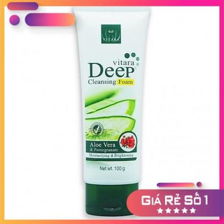 Sữa dưỡng mặt dạng bọt Vitara DEEP Cleansing Foam