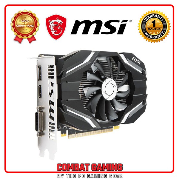 Card Màn Hình MSI GTX 1050 2GB OCV1 1 FAN (VGA 2ND)