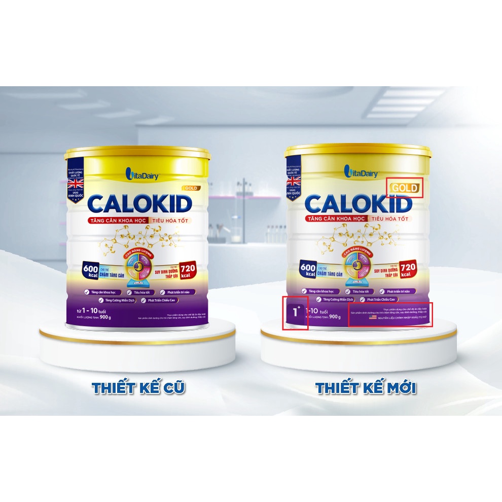 [Quét mã - Tích điểm đổi quà] Sữa bột Calokid Gold số 0+ (Lon 900g)