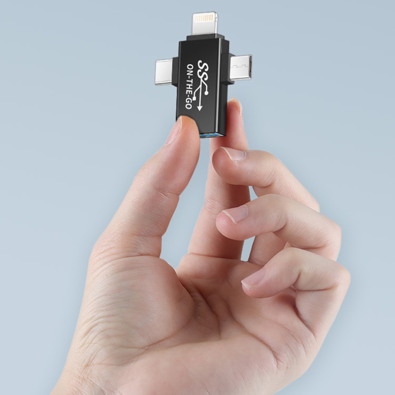 Đầu Chuyển Đổi OTG USB3 0 Cái Sang Micro USB Đực Cho Đồng Bộ Dữ Liệu