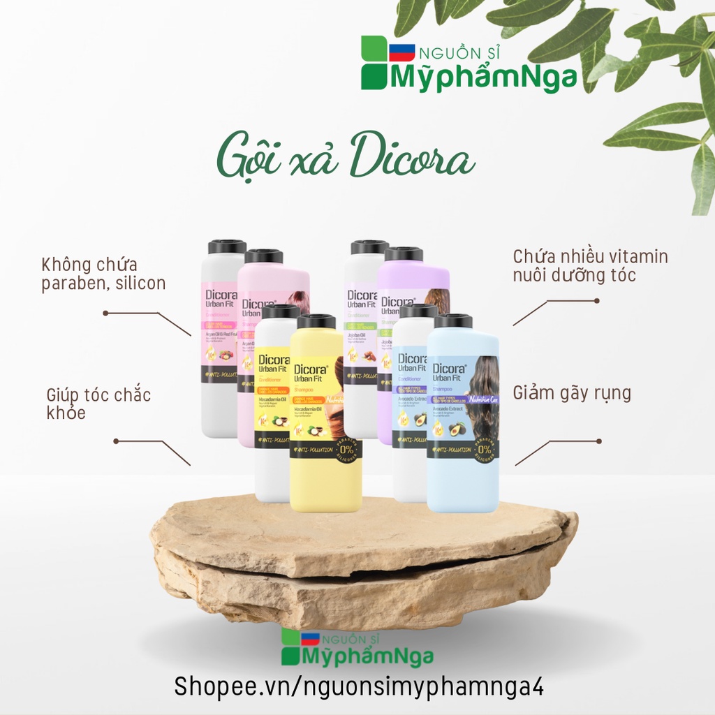 Dầu gội xả Dicora cho từng loại tóc