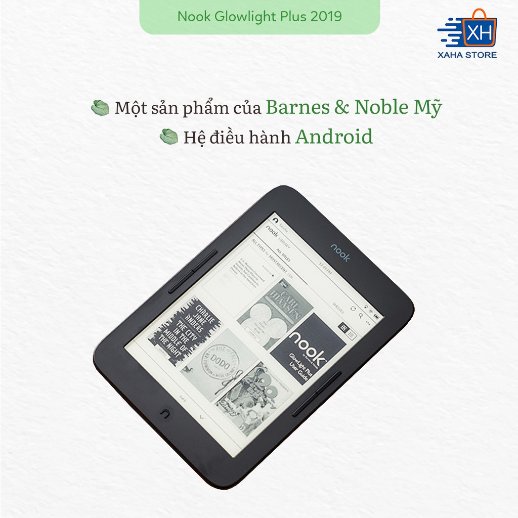 [Mã 151ELSALE1 giảm 5% đơn 3TR] Máy đọc sách Nook Glowlight Plus 2019, đèn vàng, 7.8inch | WebRaoVat - webraovat.net.vn