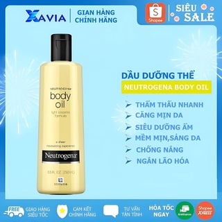 Dầu dưỡng thể Neutrogena Body Oil Light 250ml (XV)