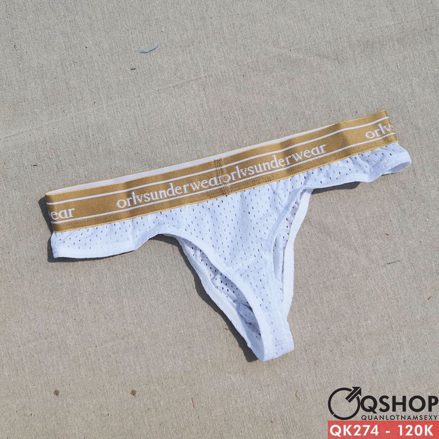 [SALE] SIZE XL - Quần lót lọt khe nam thun lưới lỗ QSHOP QK274