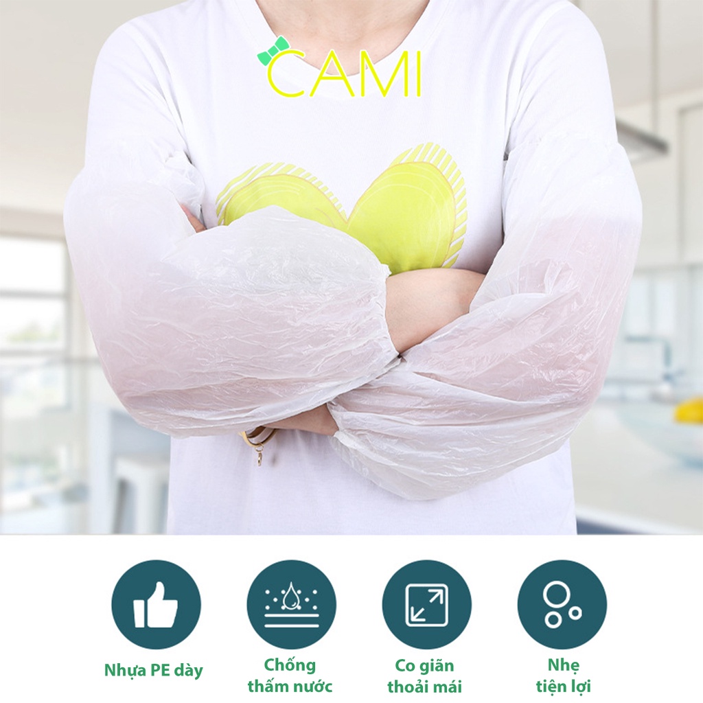 Găng tay đa năng bo chun, chất liệu co gãn tốt dùng một lần, an toàn với da dùng trong mọi hoàn cảnh - Cami - CMPK227