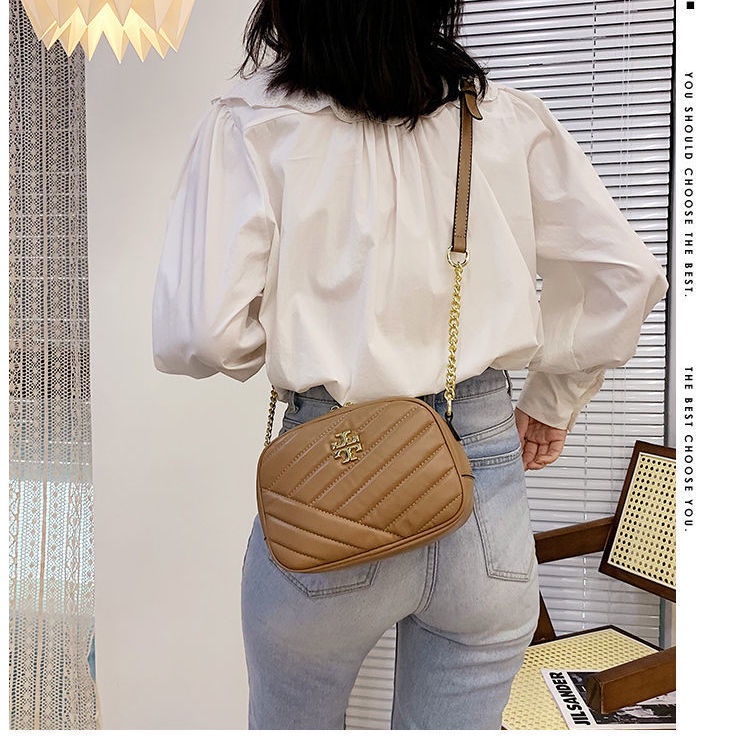 TORY BURCH Túi Đeo Chéo Da Pu Thời Trang Hàn Cho Nữ