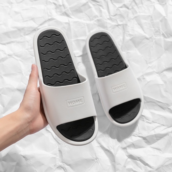 Dép quai ngang unisex đi trong nhà nam nữ HOME chất liệu Cao Cấp màu sắc đẹp đi cực êm chống nước trơn trượt tốt TK-06