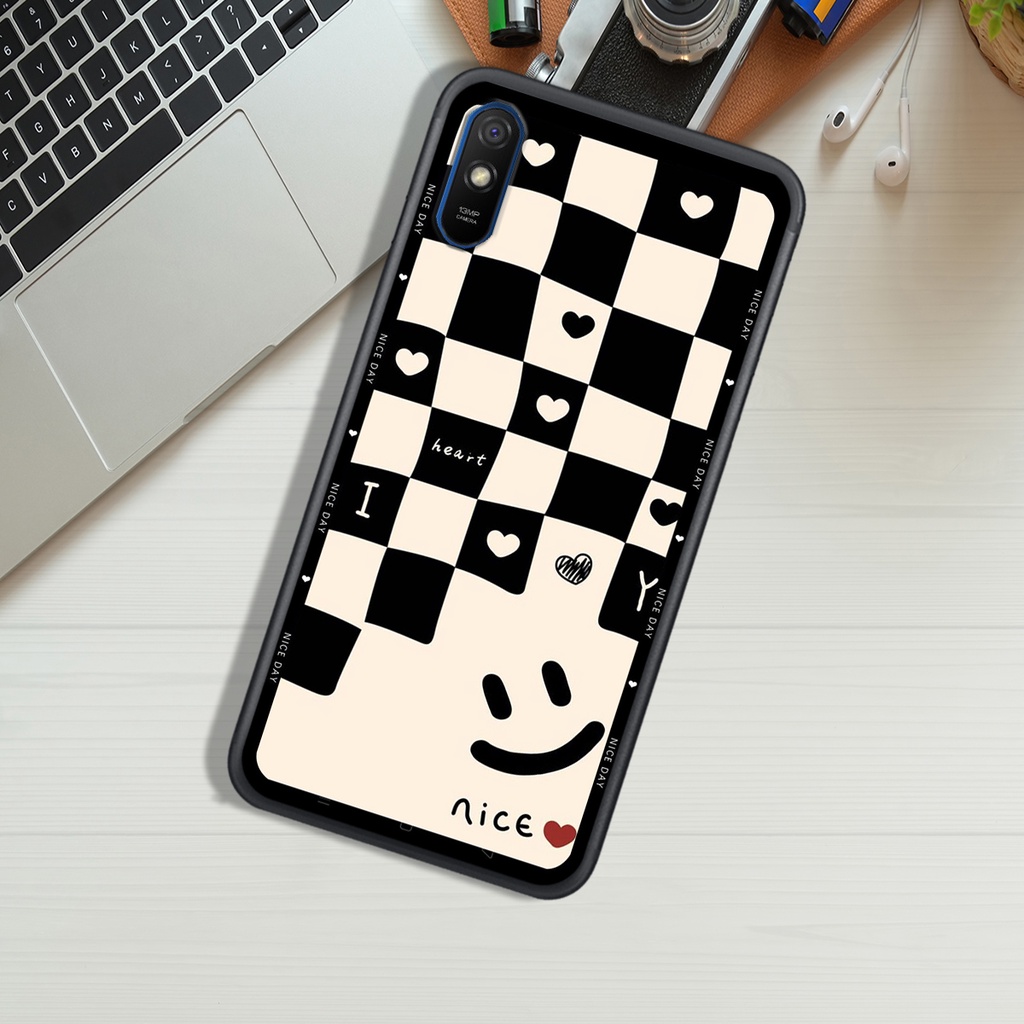 Ốp Lưng XIAOMI REDMI 7A - REDMI 8A - REDMI 9A - REDMI 8, In Hình &quot;Black Heart&quot; Phong Cách Đẹp.