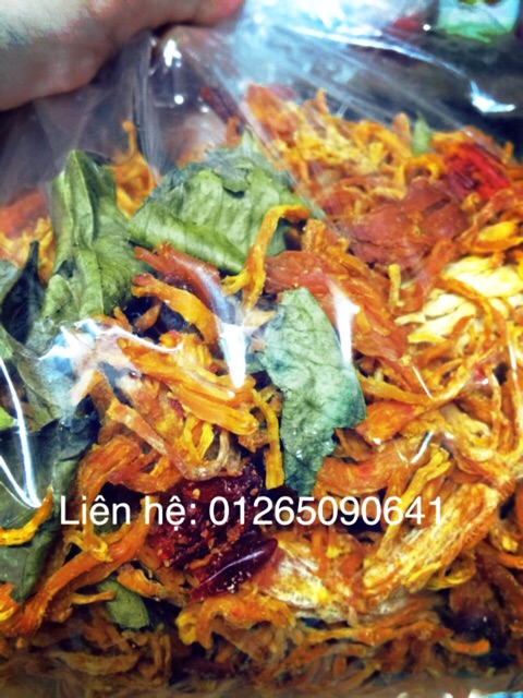 Khô gà xé lá chanh cay handmade 500 gr | BigBuy360 - bigbuy360.vn
