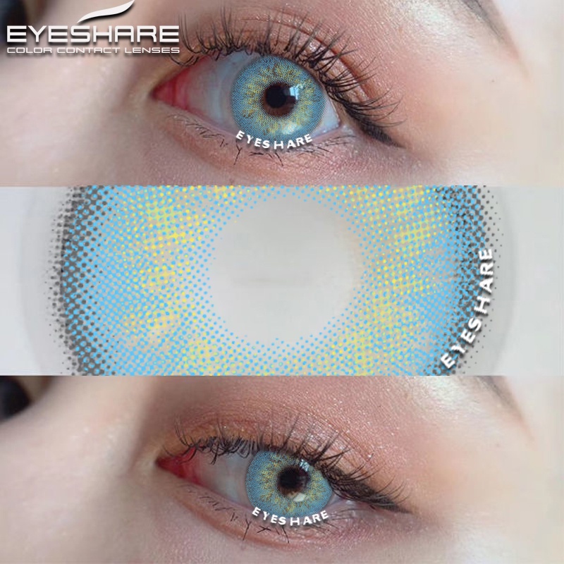 Set 2 kính áp tròng EYESHARE 14mm màu sắc tự nhiên