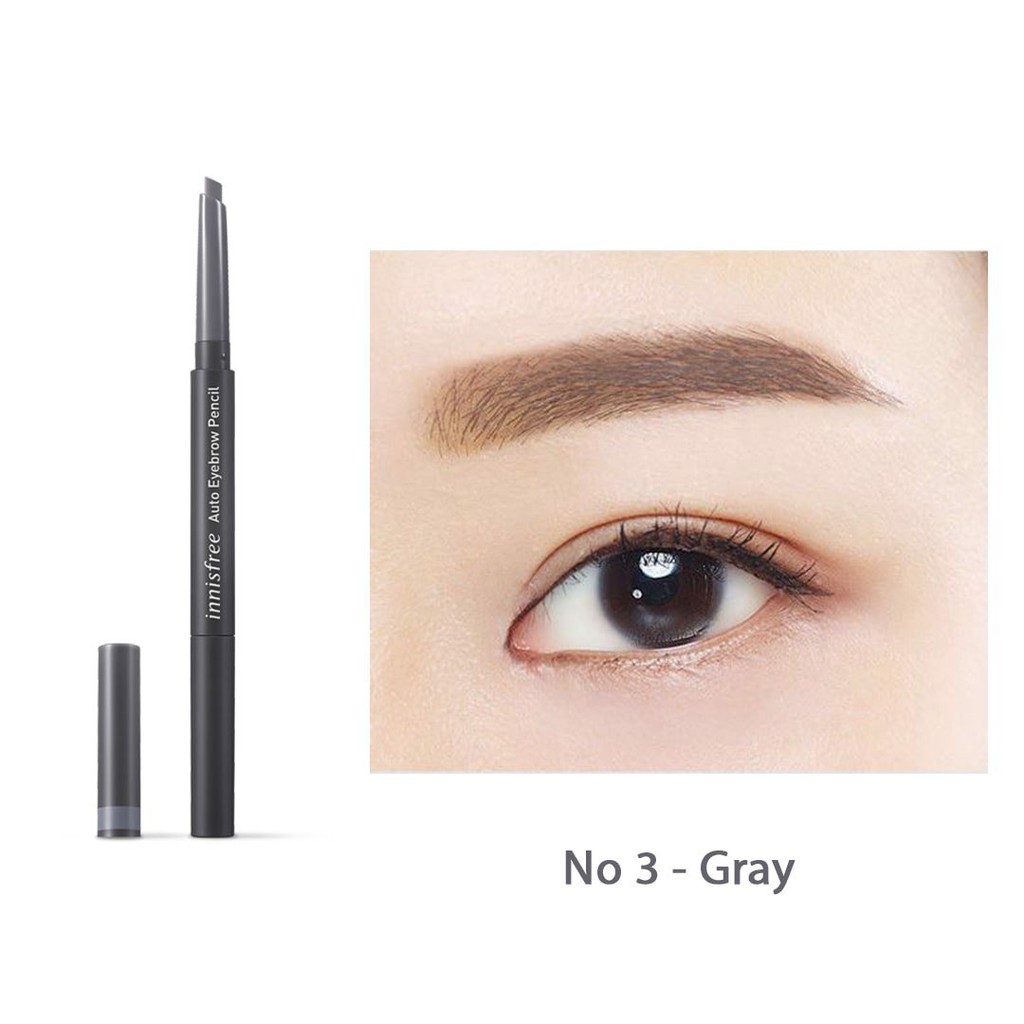 Chì kẻ mày ngang lâu phai Innisfree Auto Eyebrow Pencil