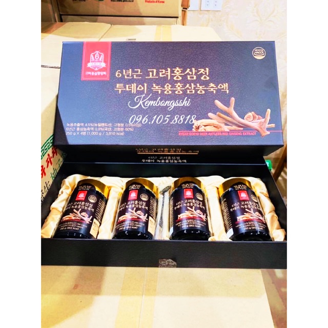 [HÀNG MỚI VỀ] Cao Hồng Sâm 6 Năm Tuổi Hàn Quốc, Hũ 500gr