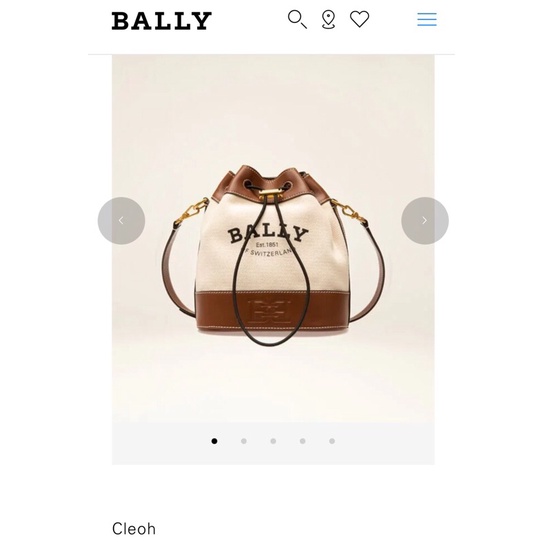 Túi BALLY CRYSTALIA bucket bag ❌