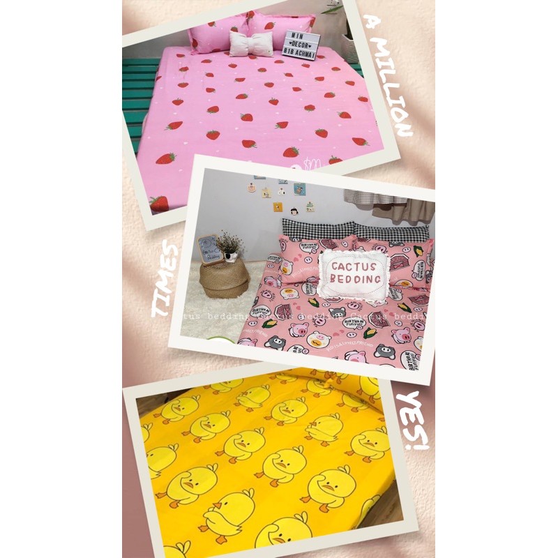 Ga giường và vỏ gối bộ 3 món ga gối poly (chọn mẫu+xem hàng) | BigBuy360 - bigbuy360.vn