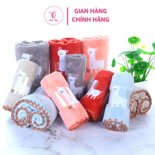Khăn tắm lông cừu, khăn lau nhung san hô, lông mềm mịn, thấm nước tốt 70x140 cm - Việt Thư