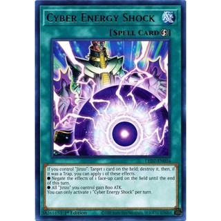 [ Zare Yugioh ] Lá bài thẻ bài LED7-EN034 Cyber Energy Shock - Rare