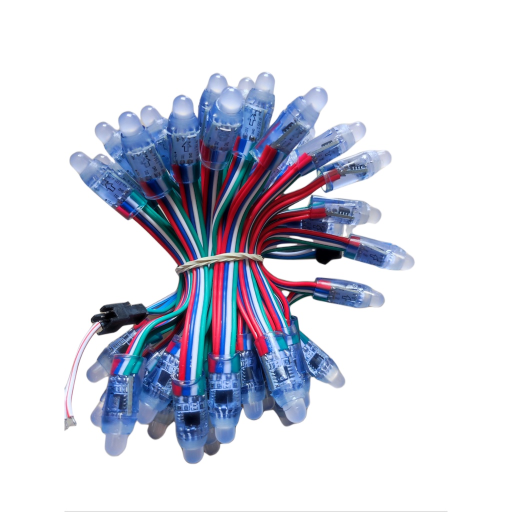 LED F8 FULL MÀU IC1916 1 DÂY 50 BÓNG