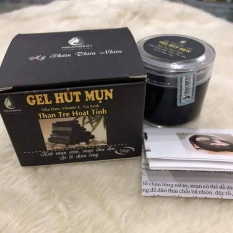 Gen lột mụn cám mụn đầu đen than tre hoạt tính