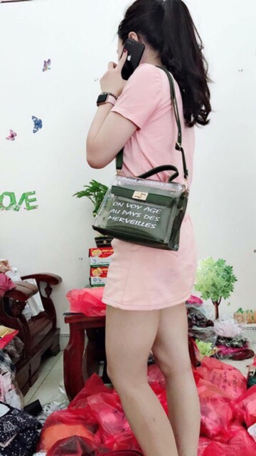 Túi trong suốt 2in1 hot trend mùa hè | BigBuy360 - bigbuy360.vn
