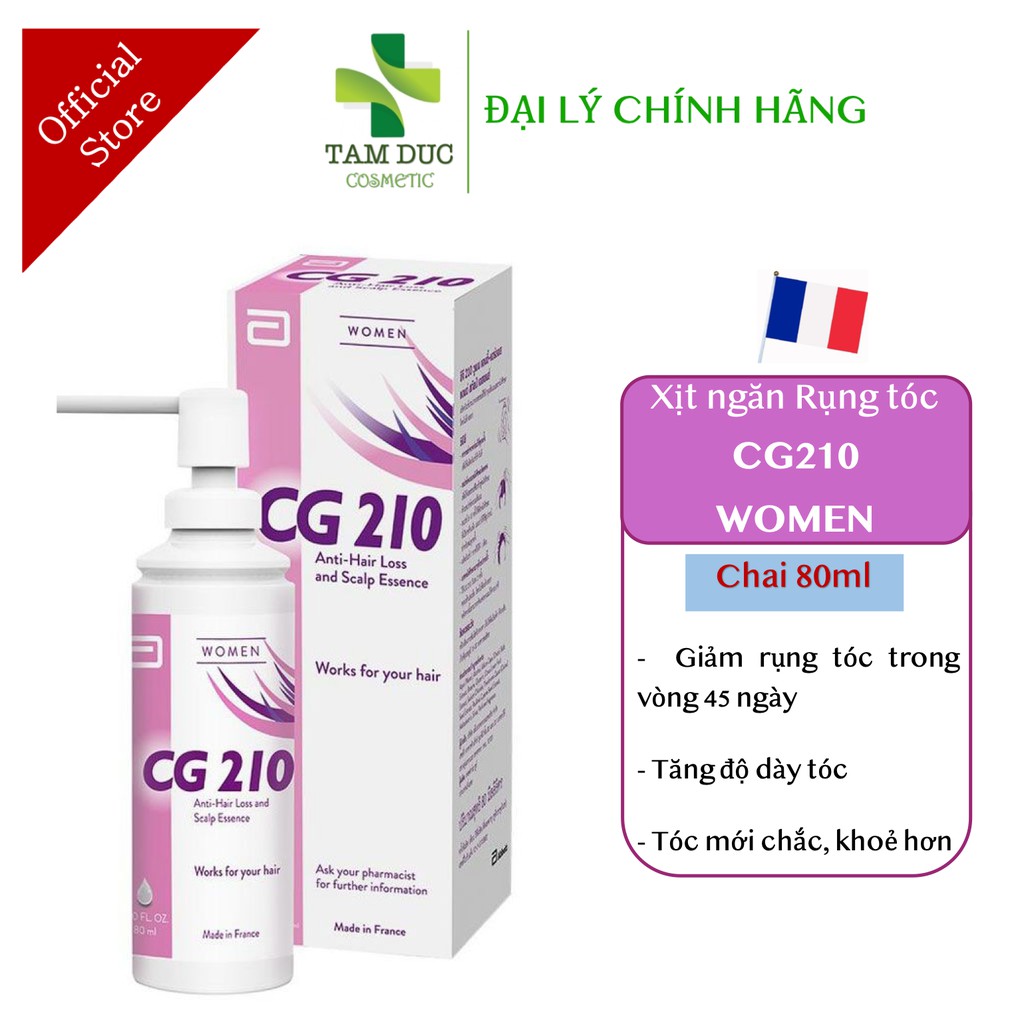 CG 210 WOMEN [Chai 80ml] - Tinh chất hỗ trợ mọc tóc nữ [CG210 / Abbott]