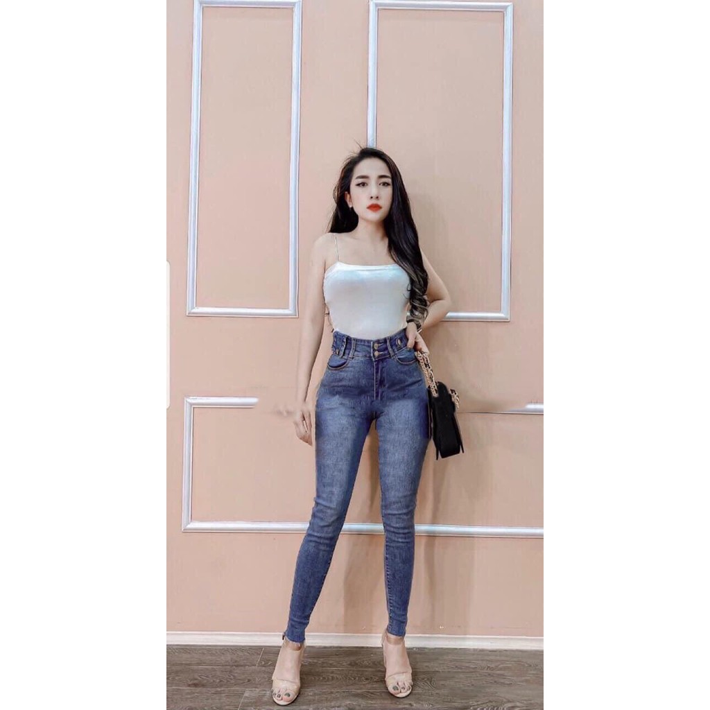 Quần jean nữ lưng cao chuẩn bán shop MAS210520 mới