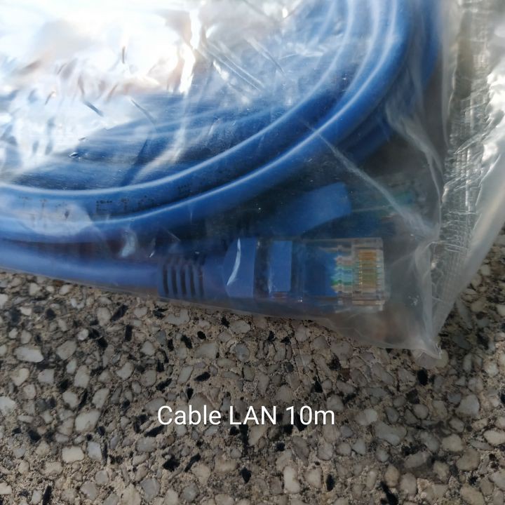 Cáp mạng LAN bấm sẵn 2 đầu RJ45 dài 10m - Cáp internet