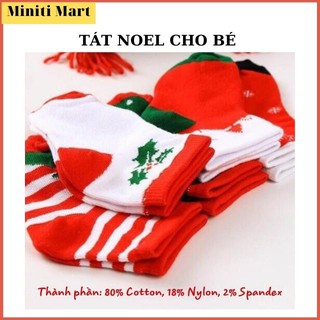 [RẺ VÔ ĐỊCH] Combo 1 Đôi Tất Noel, Vớ Noel  Ấm Áp, Giáng Sinh An Lành Cho Bé Từ 1 Tuổi Đến 14 Tuổi Cực Đẹp Và Bắt Mắt
