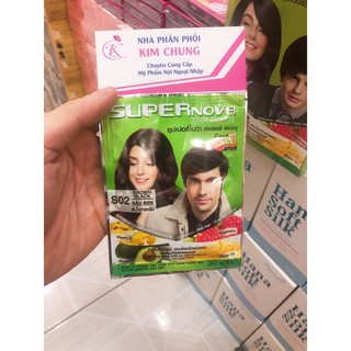 Gội đen tóc thảo dược Super Nova 30ml