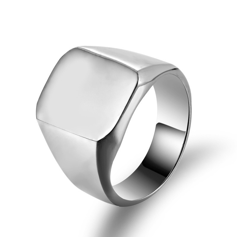 Nhẫn Màu Vàng/Bạc Đơn Giản Thời Trang Cho Cặp Đôi