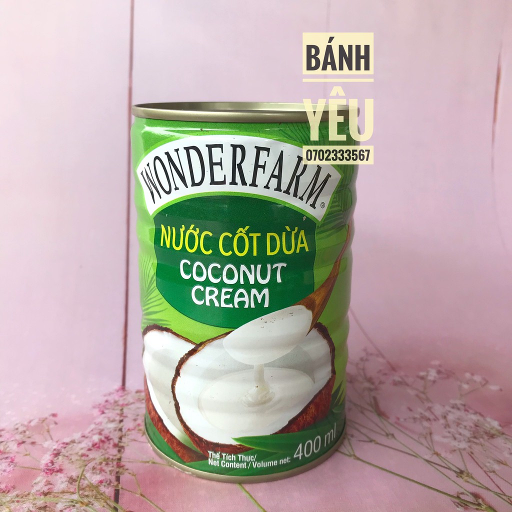 Nước cốt dừa Đóng Lon 400ml