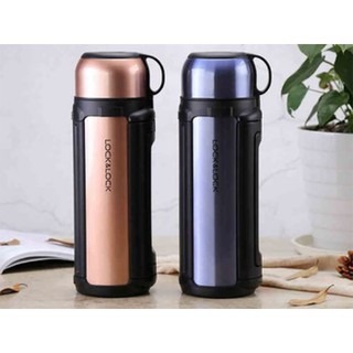Lock&Lock- Bình giữ nhiệt 1.8 lít thép không gỉ Lock& Lock LHC1413 có tay xách tiện lợi, hàng chính hãng.