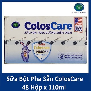 Sữa bột pha sẵn Coloscare 110ml thùng 48 hộp